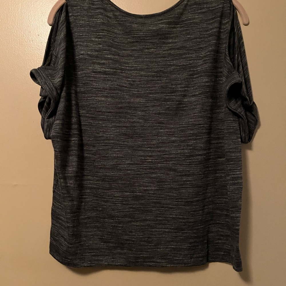 ☀️Lush T-shirt, marled gray size S/M - Picture 4 of 4